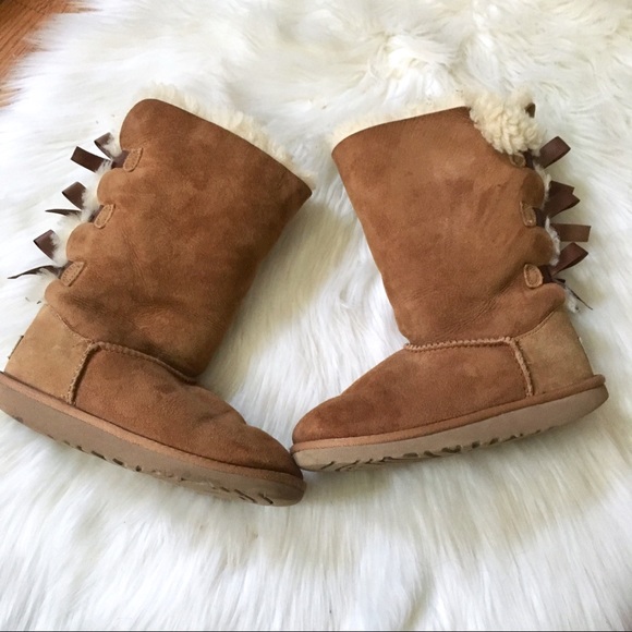 UGG Other - Ugg Bailey Bow Tall 2 Boots Suede Sheepskin